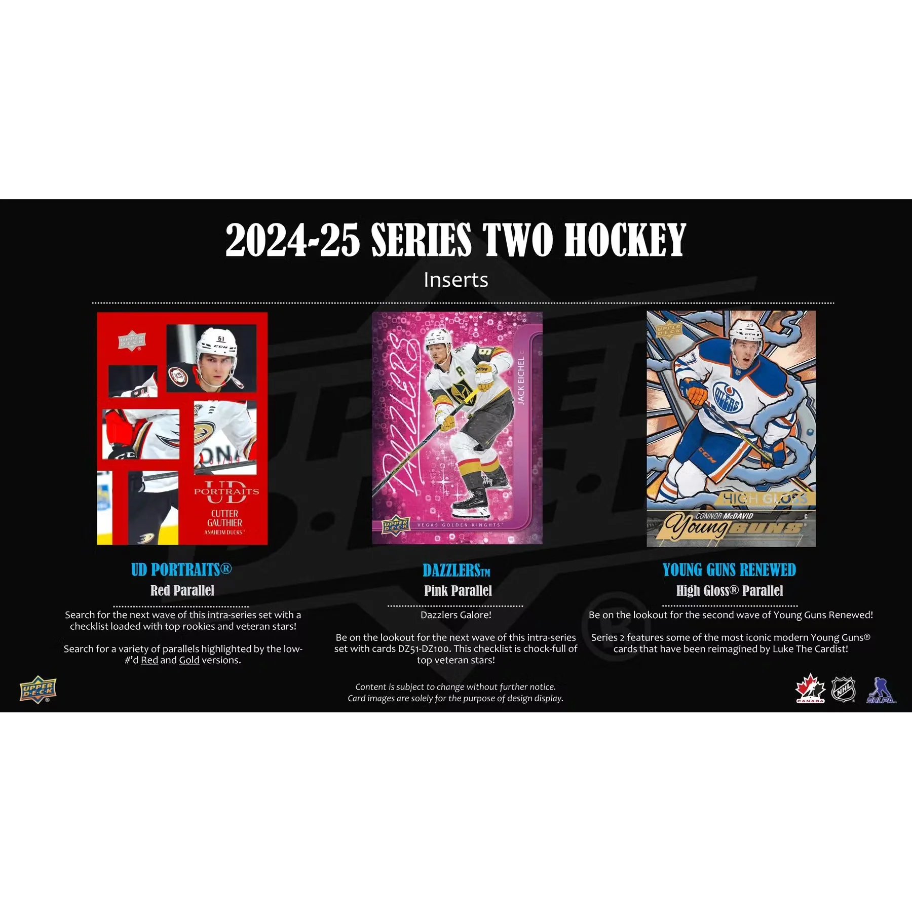 2024-25 NHL Hockey Series 2 Hobby Pack - 12 Cards - Upper Deck - Image 4
