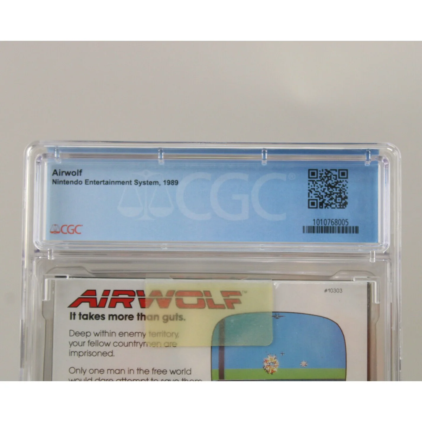 Airwolf Nintendo NES 1989 Acclaim New Sealed H-Seam CGC Graded 9.6 A+ VGA Wata - Image 4