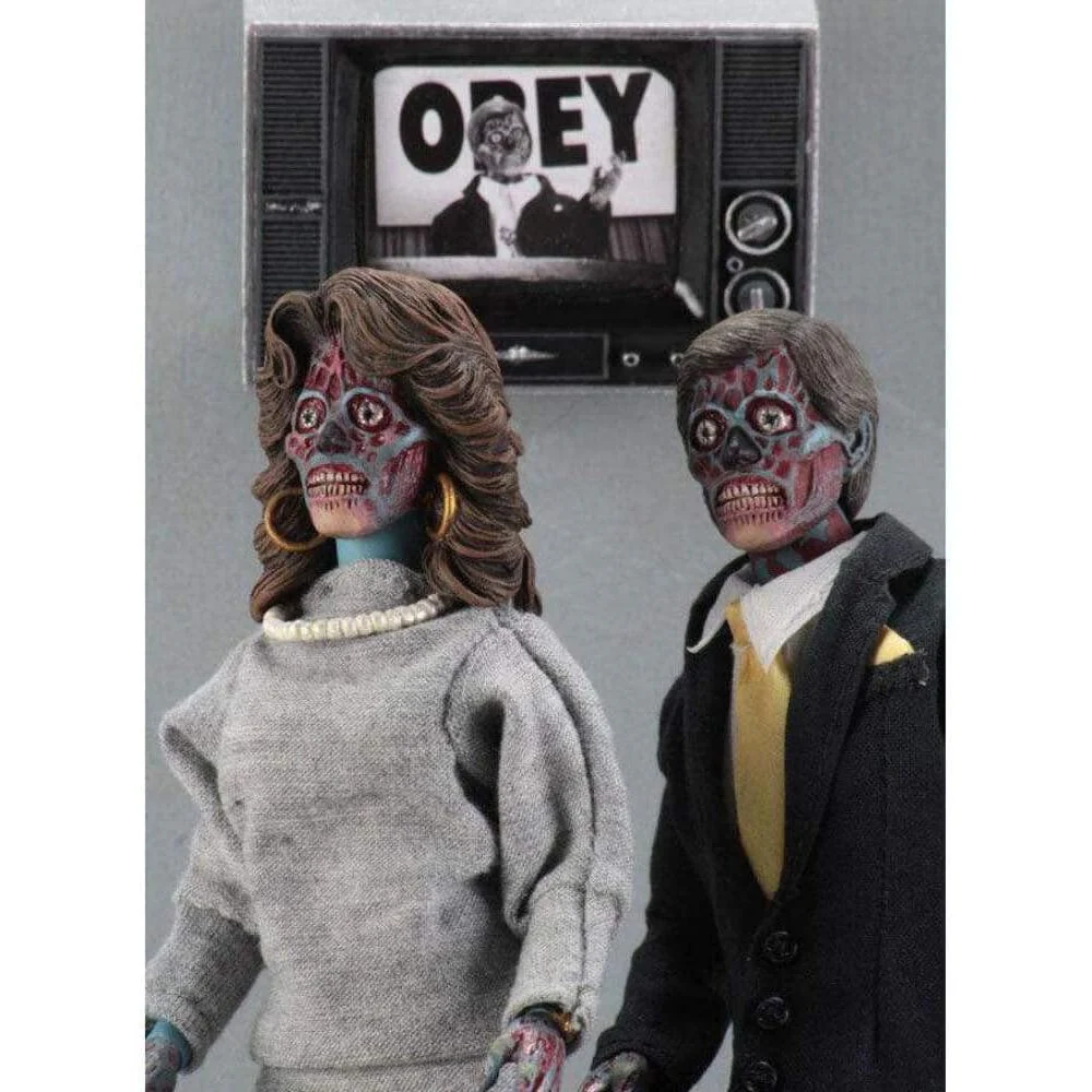 John Carpenter's They Live (1988 Sci-Fi Horror Film) Alien Figure 2-Pack - NECA - Image 4