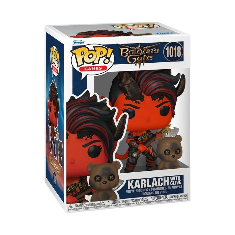 Baldurs Gate 3 Karlach with Clive Vinyl Figure Set - Funko - POP! Games #1018