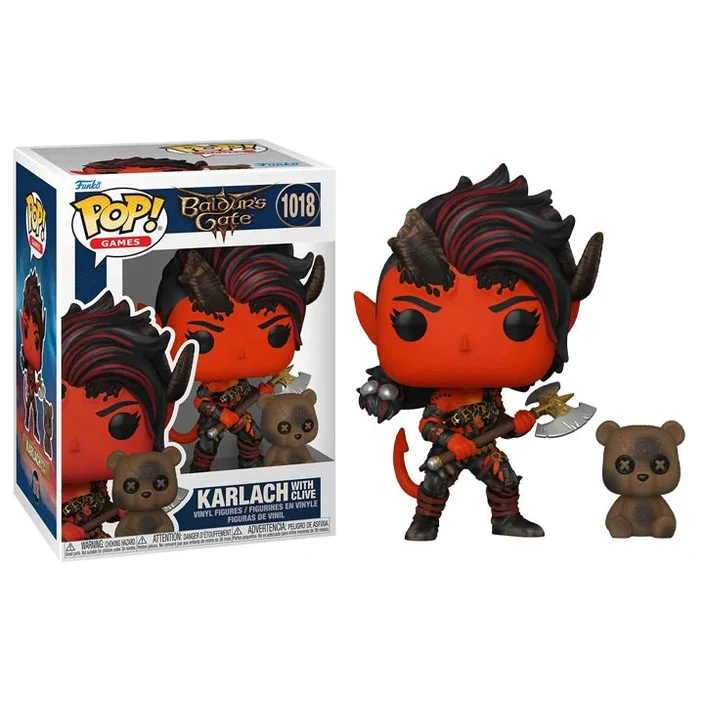 Baldurs Gate 3 Karlach with Clive Vinyl Figure Set - Funko - POP! Games #1018 - Image 3