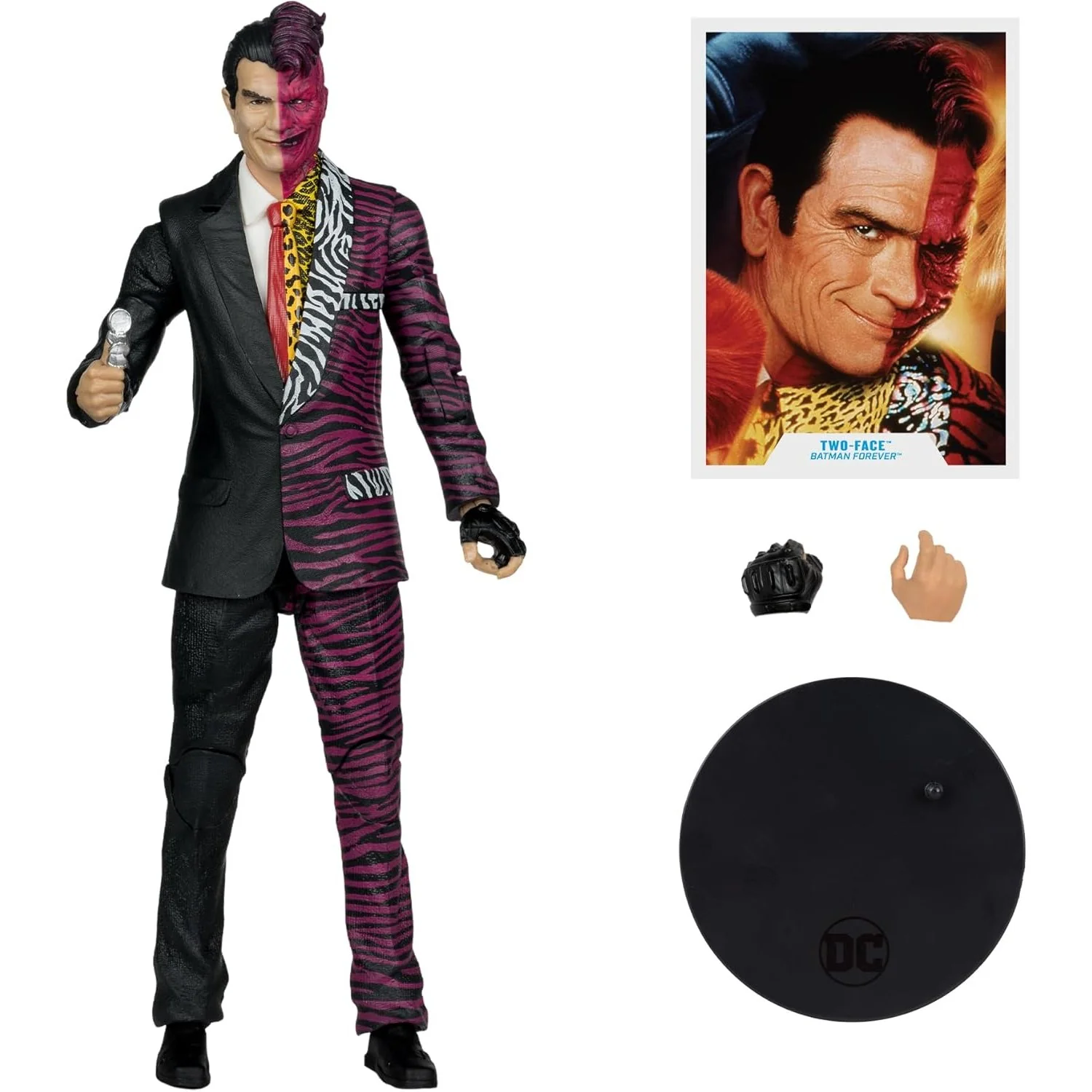 DC Multiverse Batman Forever Two-Face Action Figure - McFarlane Toys - (Nightmare Bat CTB) - Image 3