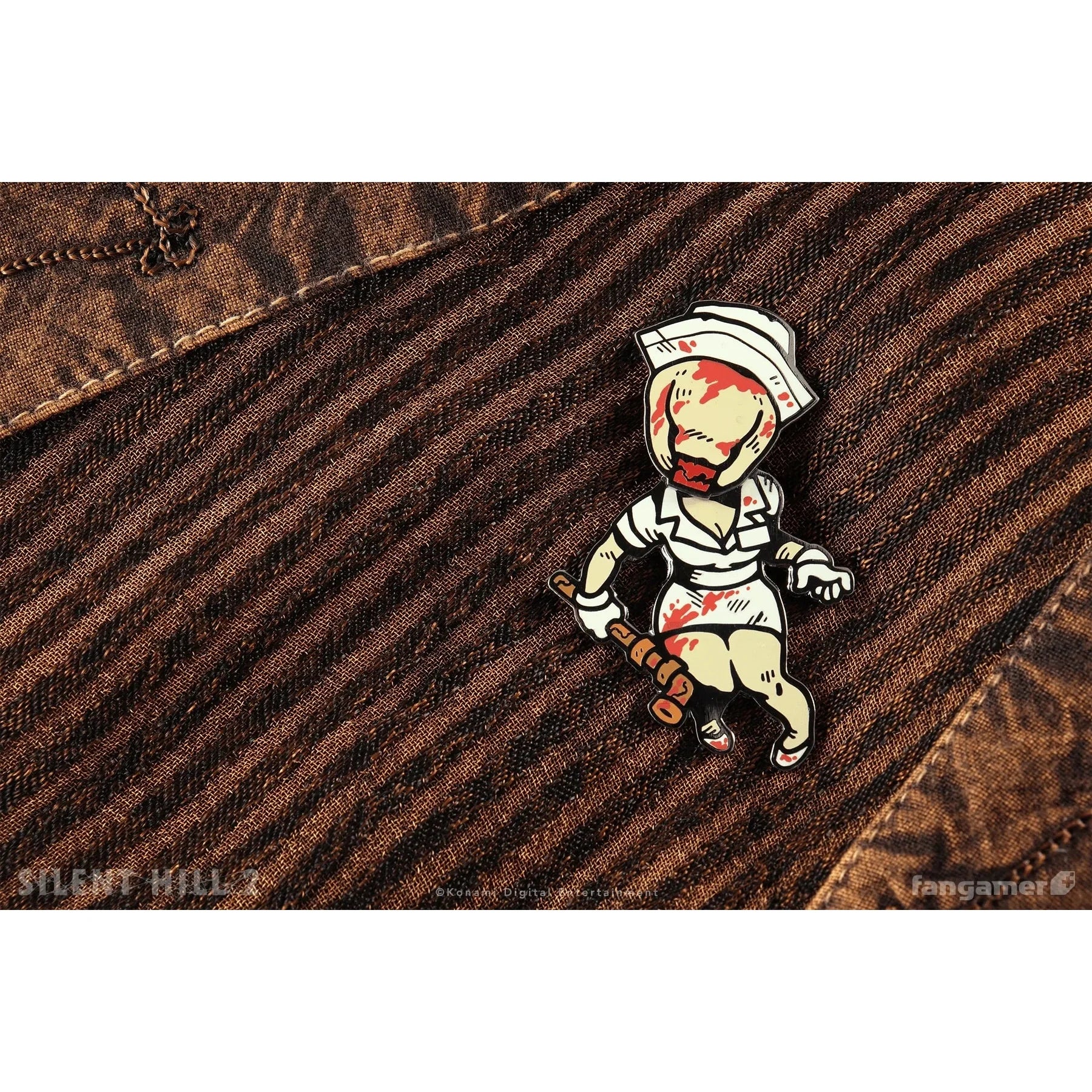 Silent Hill 2 Bobblehead Nurse Pin - by Nina Matsumoto - Fangamer, Konami - Image 10