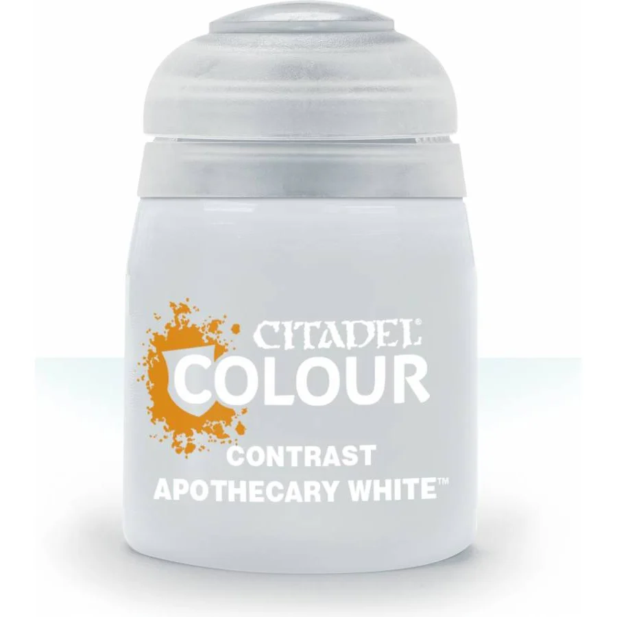 Citadel Colour: Contrast Apothecary White - Warhammer Model Paint, 18ml Pot - Games Workshop - Image 2