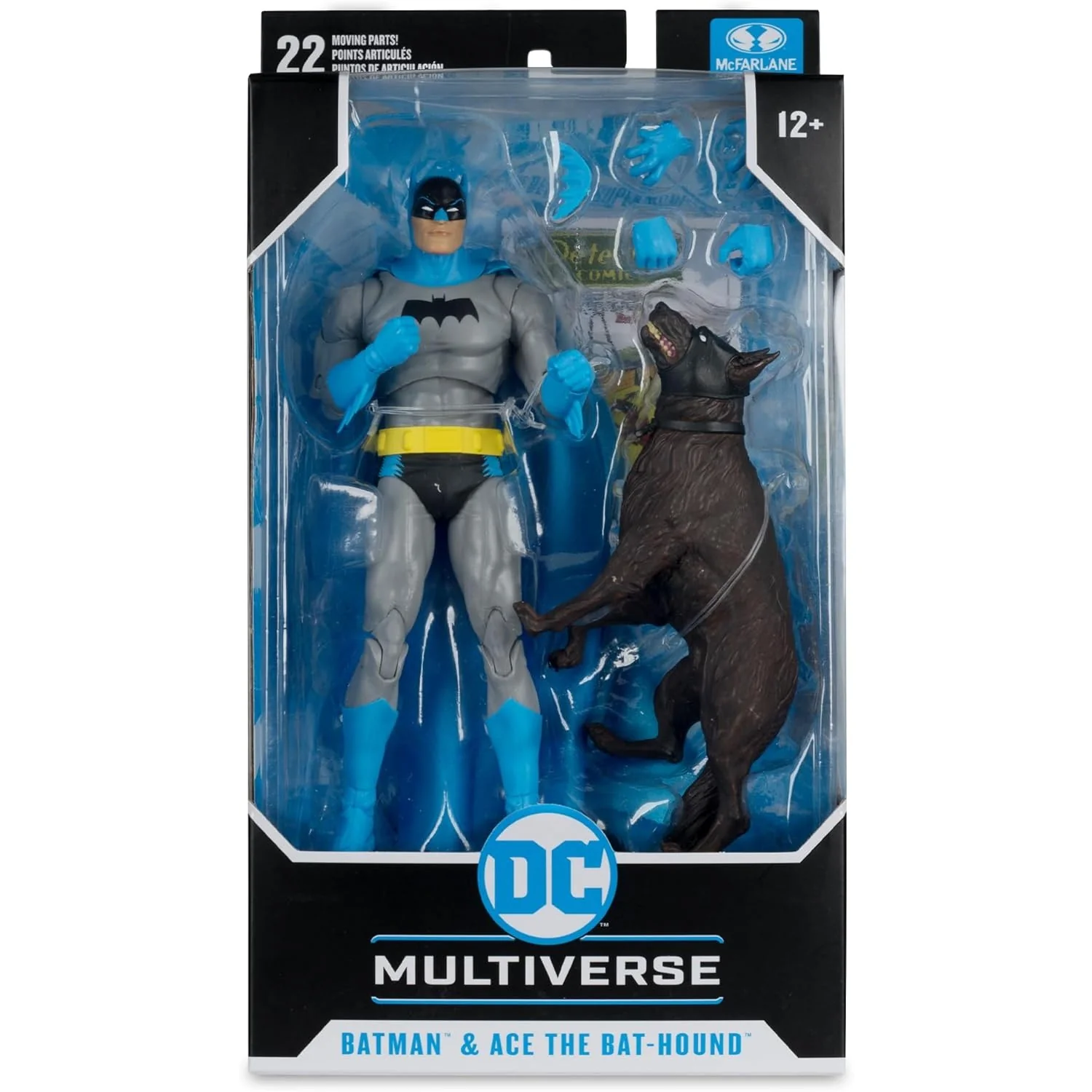 DC Comics Batman & Ace the Bat-Hound (Silver Age) Action Figure - McFarlane Toys - DC Multiverse - Image 8