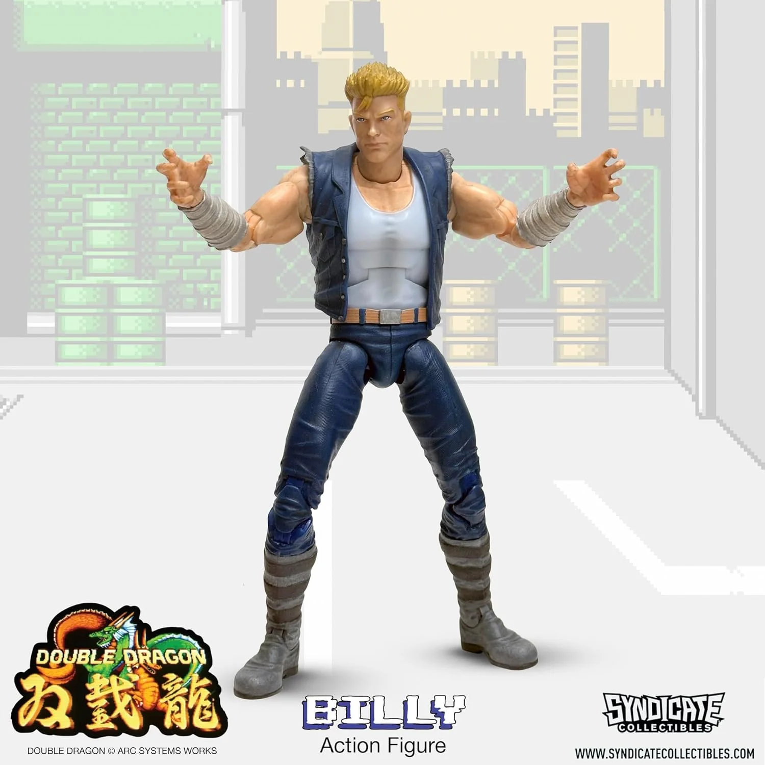 Double Dragon Billy Lee Action Figure - Syndicate Collectibles - Image 6