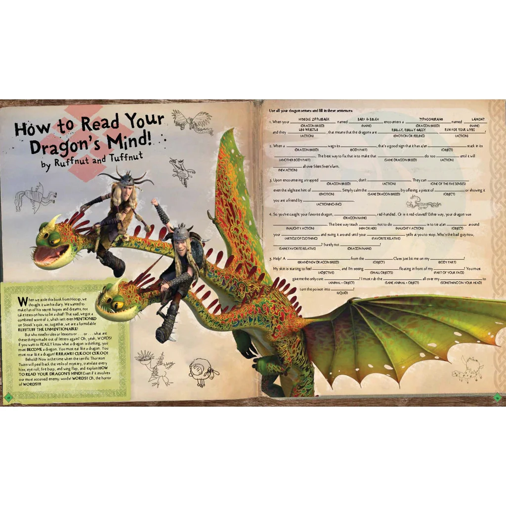 DreamWorks Dragons: To Berk and Beyond! An Explore-and-Create Activity Book and Playset - Hardcover Book - Insight Kids - Image 5