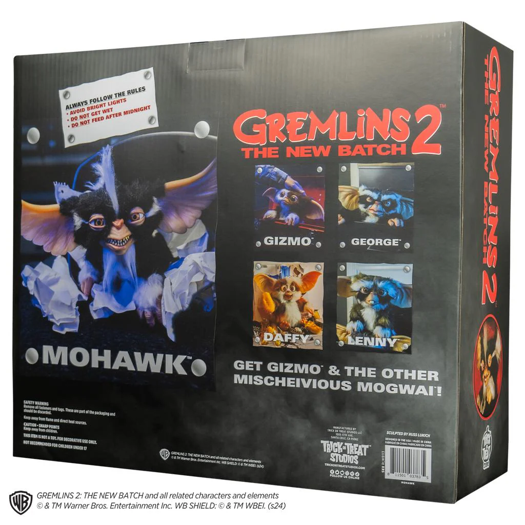 Gremlins 2: The New Batch Mohawk Mogwai 12" Prop Figure - Trick or Treat Studios - Image 7