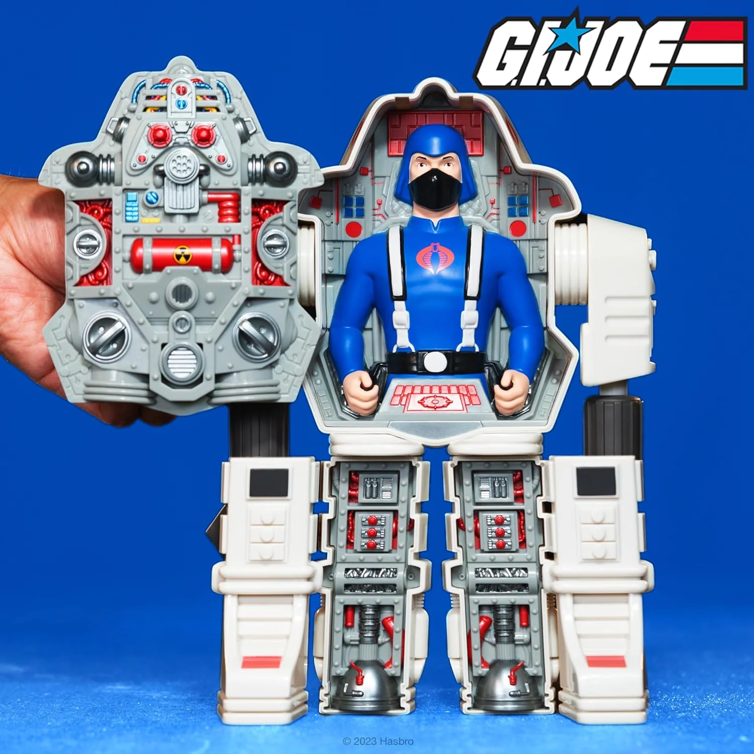 G.I. Joe Super Cyborg S.N.A.K.E. Armor (Full Color Gray Ver.) Figure - Super7 - An SDCC 2023 Exclusive! - Image 4