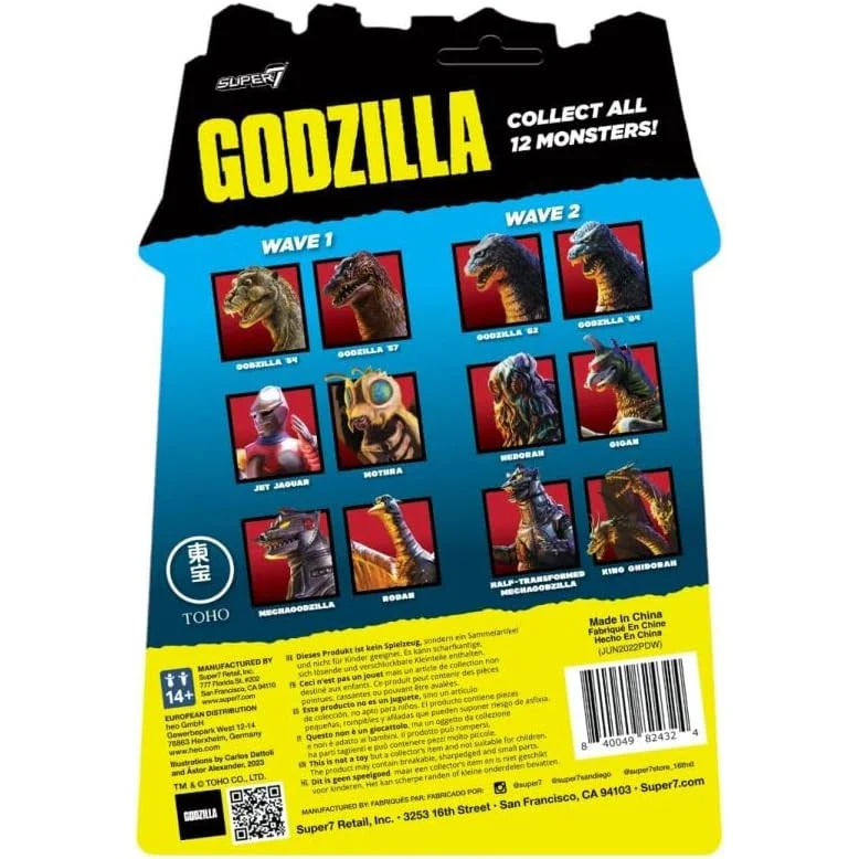 Godzilla '62 Action Figure - Super7 - ReAction (Wave 2) - Image 2