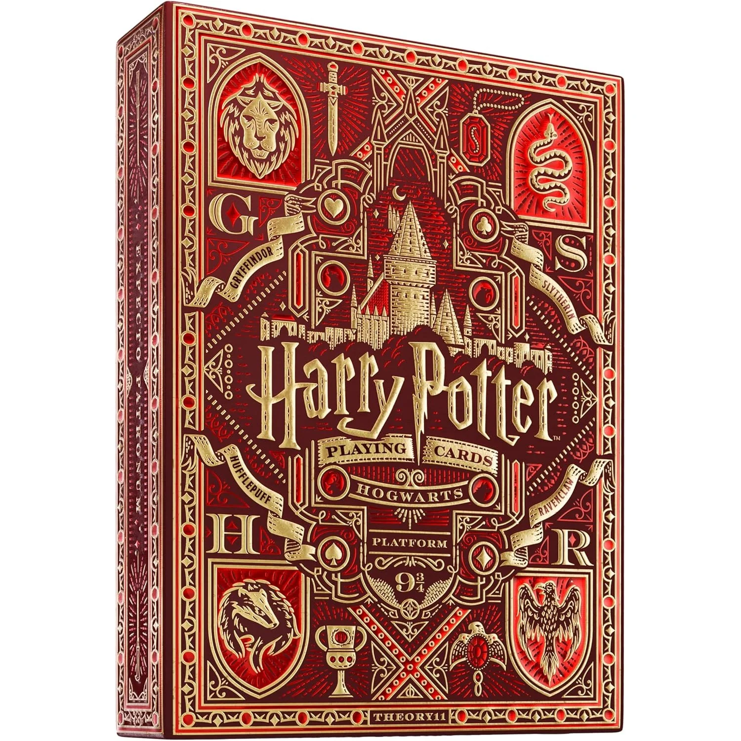Harry Potter Gryffindor Red Foil Playing Cards - Theory11