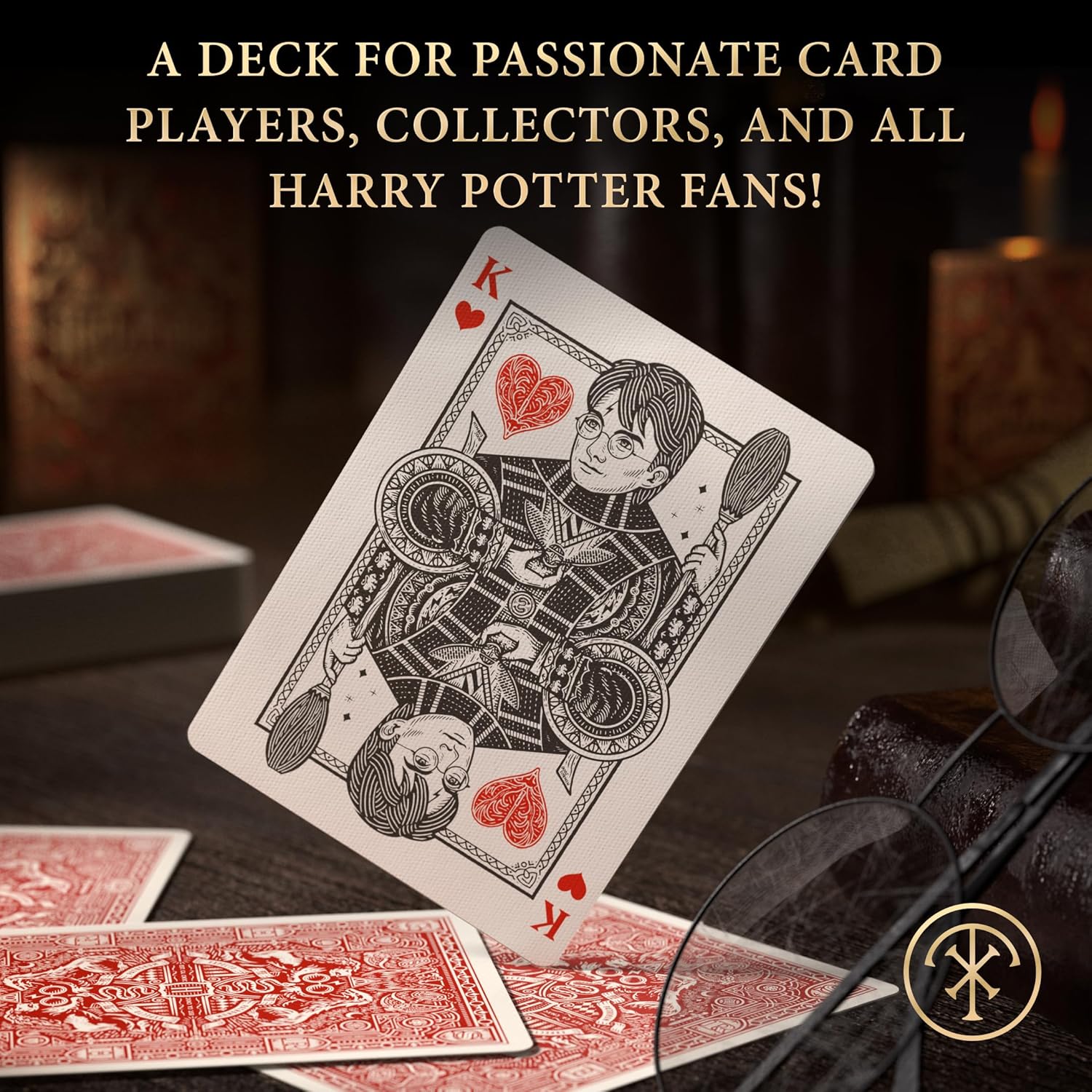 Harry Potter Gryffindor Red Foil Playing Cards - Theory11 - Image 5