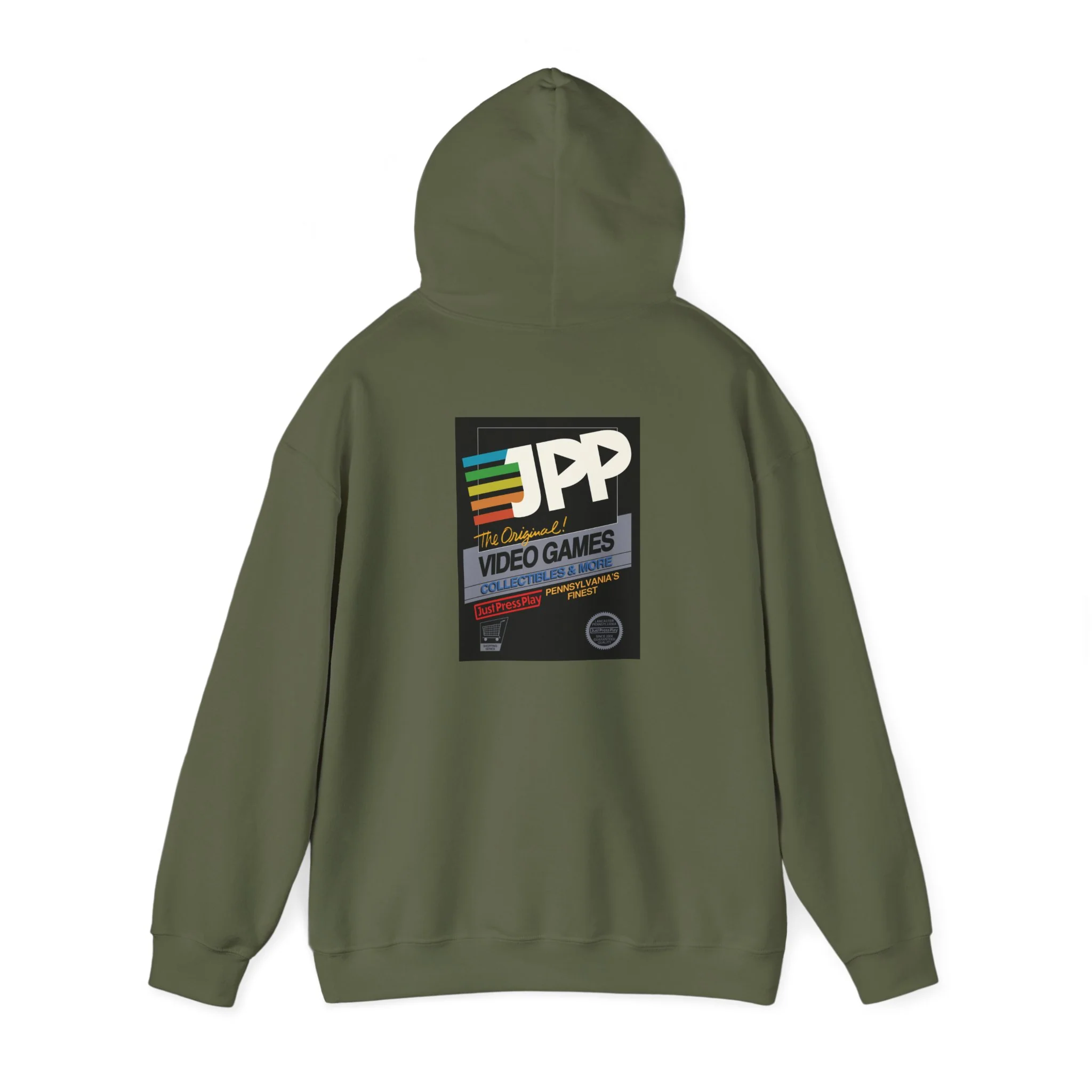 Just Press Play Hooded Sweatshirt - Black Box - Image 10