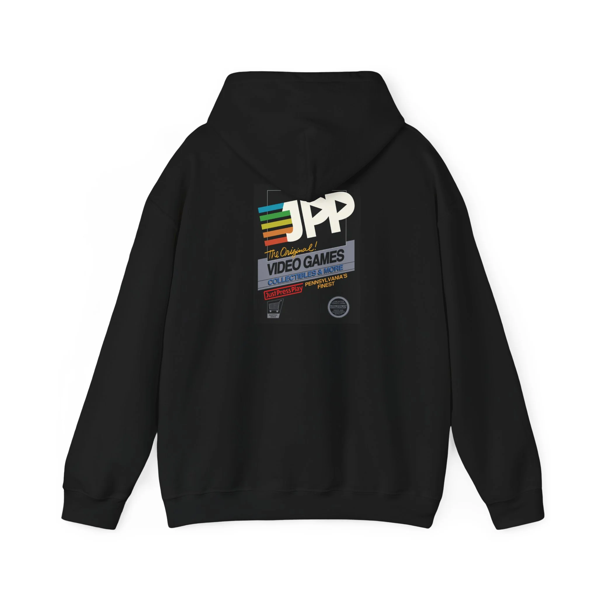 Just Press Play Hooded Sweatshirt - Black Box - Image 6