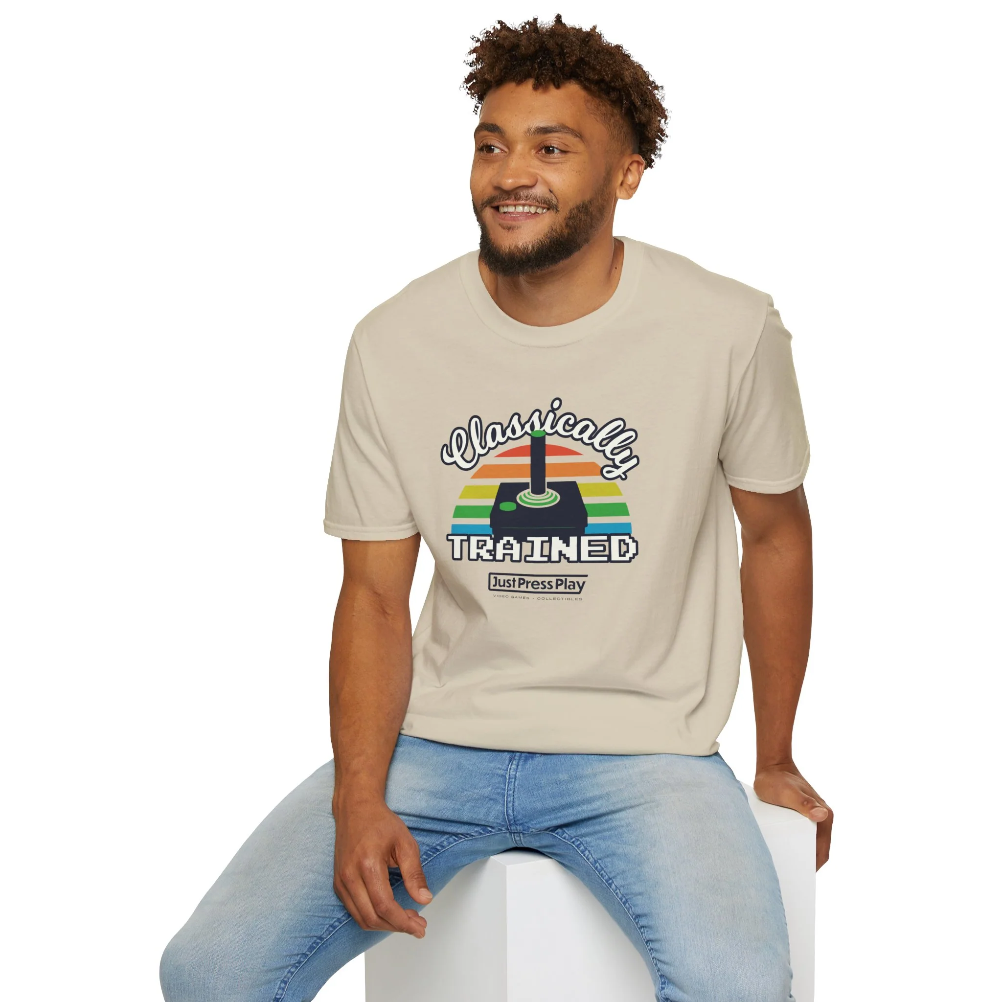 Just Press Play Unisex Softstyle T-Shirt - Classically Trained - Image 24