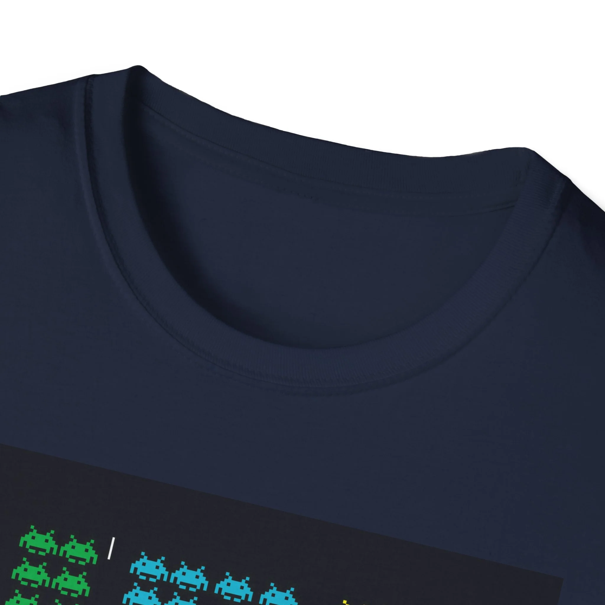 Just Press Play Unisex Softstyle T-Shirt - Invader - Image 18
