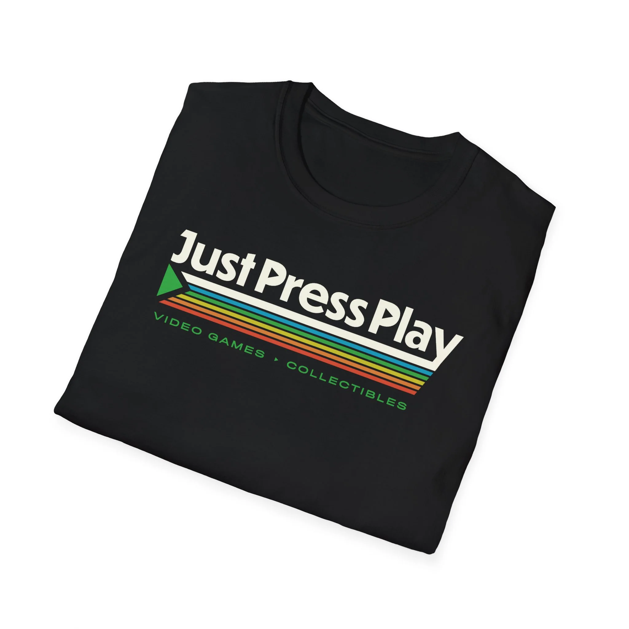 Just Press Play Unisex Softstyle T-Shirt - Logo - Image 6