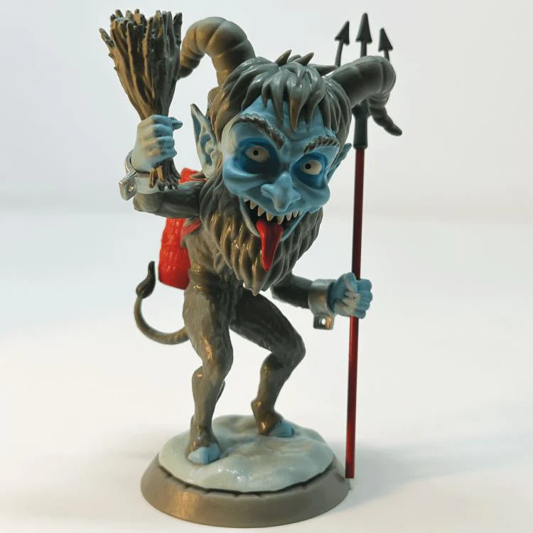 Ghoulsville Ghoul Gang Krampus (Alpine Winds Blue) Figure - Retro-A-Go-Go - Tiny Terror - Image 2