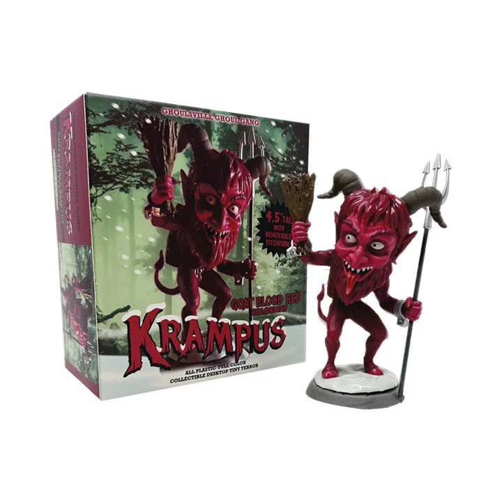 Ghoulsville Ghoul Gang Krampus (Goat Blood Red) Figure - Retro-A-Go-Go - Tiny Terror