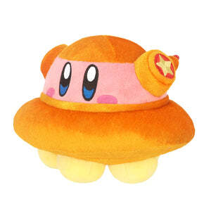 Kirby's Adventure Kirby UFO Plush (Small) - San-ei - All Star Collection - Image 2