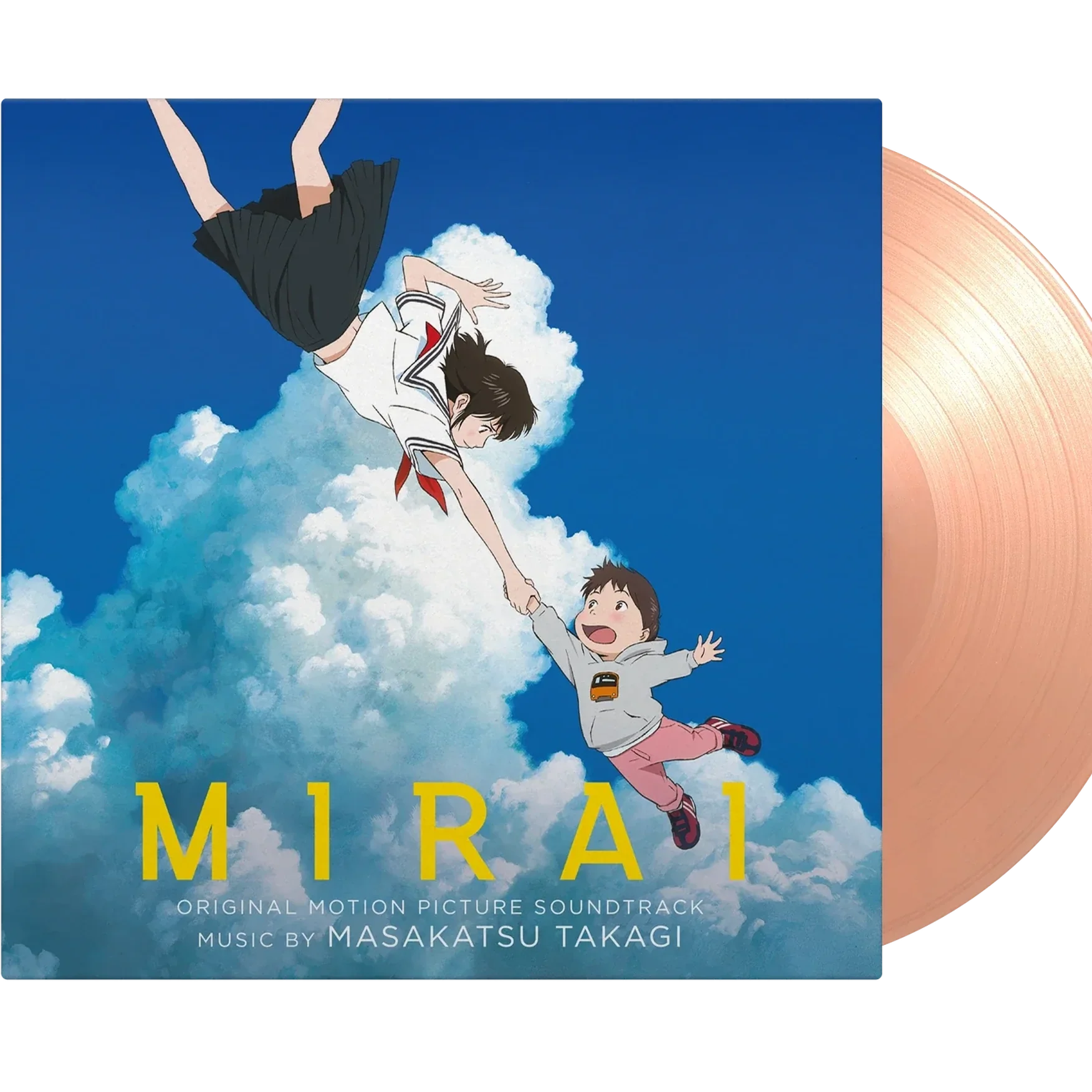 Mirai Original Motion Picture Soundtrack by Masakatsu Takagi - Vinyl LP Record (Limited Edition, Pink, OST) - Image 2