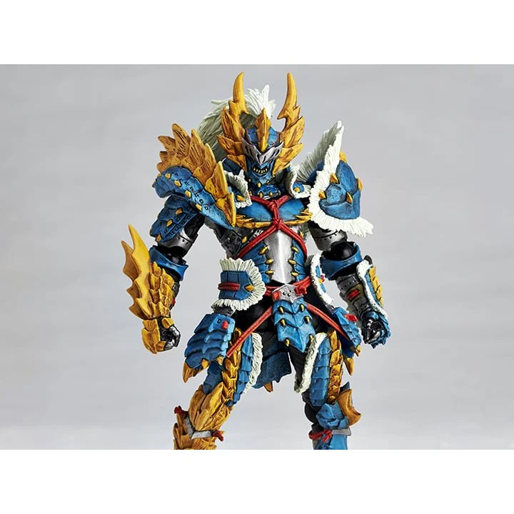 Monster Hunter Swordsman (Zinogre Armor Set) Action Figure - Kaiyodo - Revoltech Amazing Yamaguchi - Image 3