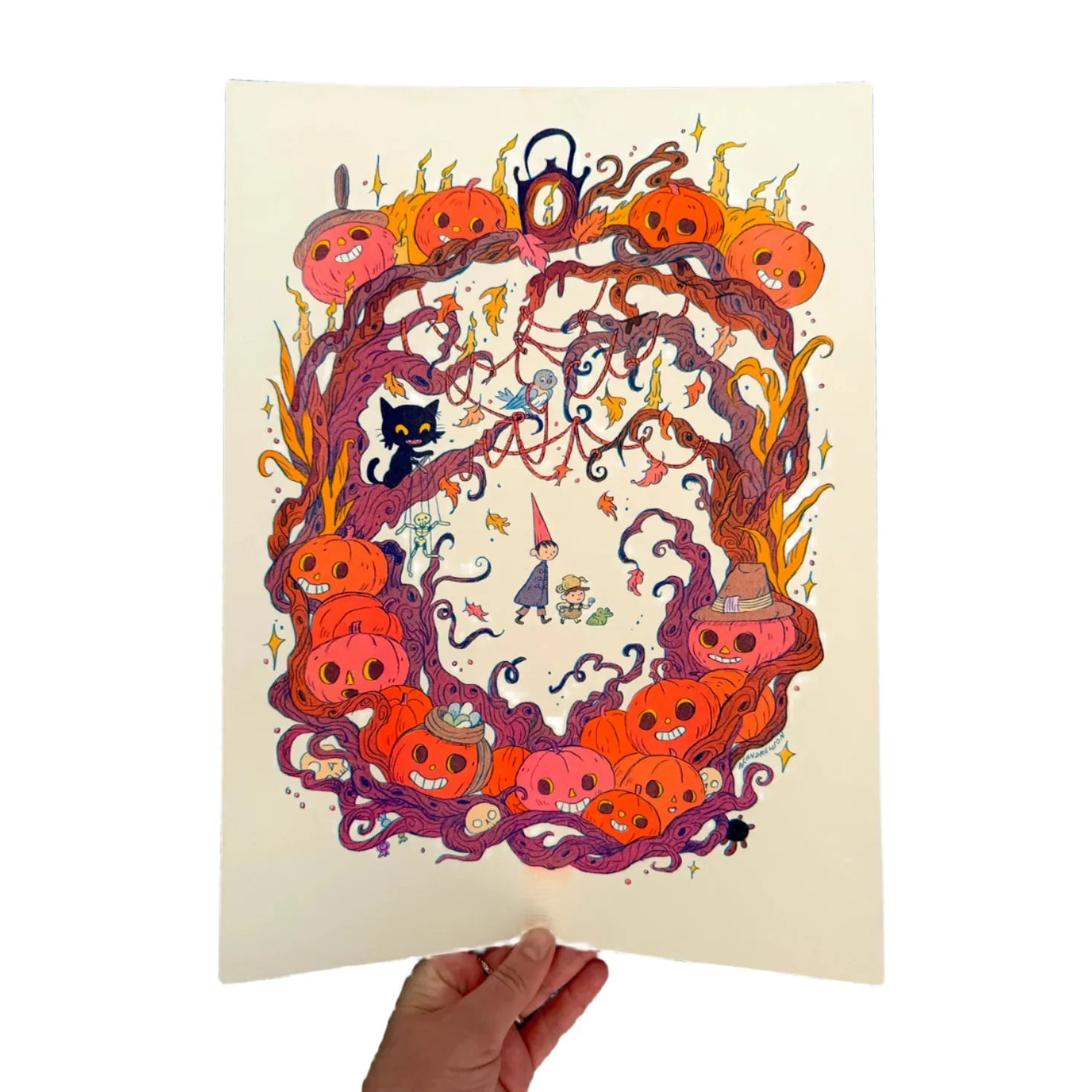 Ain’t That Just The Way (Large Version) - Over the Garden Tribute Riso Print - by Natalie Andrewson