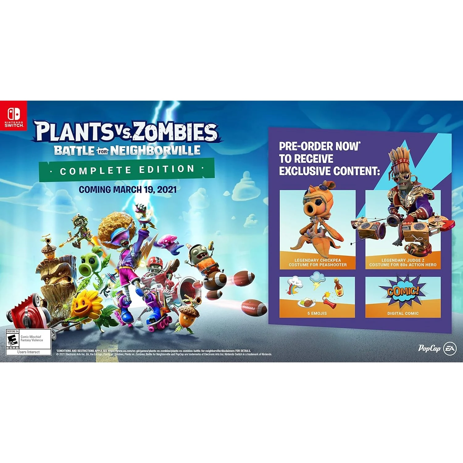 Plants vs. Zombies: Battle for Neighborville Complete Edition - Nintendo Switch - Electronic Arts - Image 2