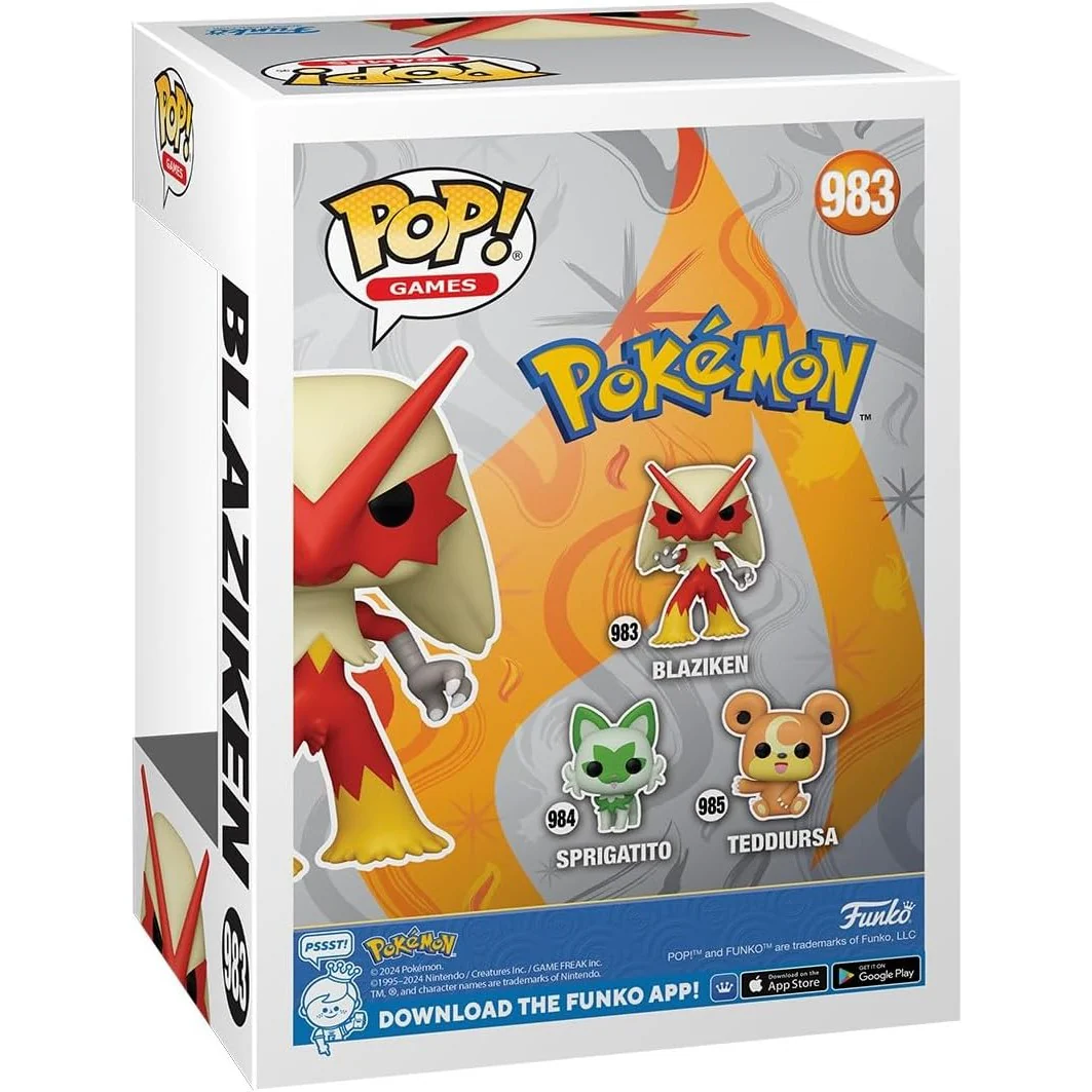 Pokemon Blaziken Funko Pop! #983 - Image 3