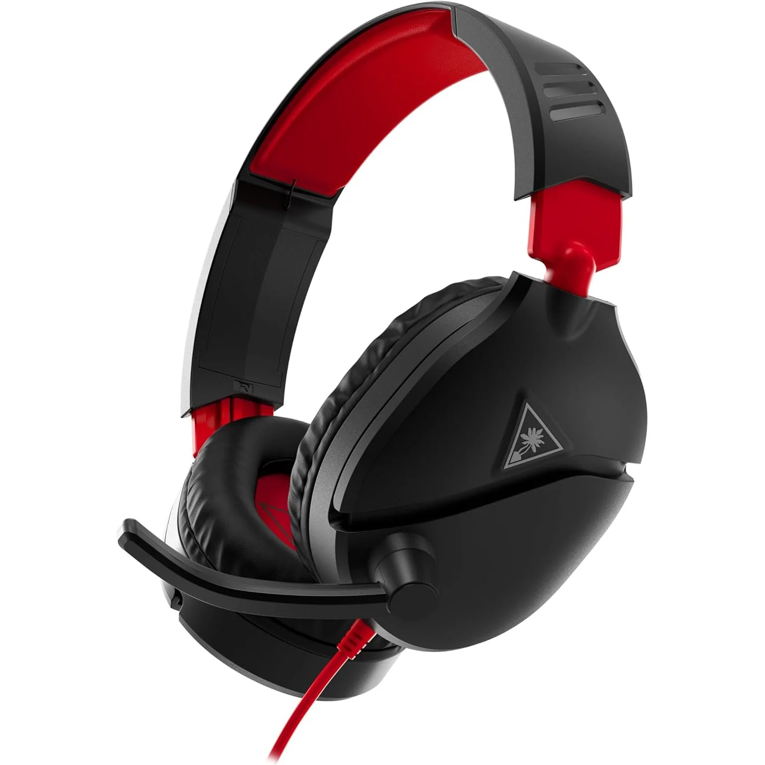 Recon 70 Wired Gaming Headset (Black/Red) - Xbox Series X|S, Xbox One, PS5, PS4, Switch, PC, etc. - Turtle Beach