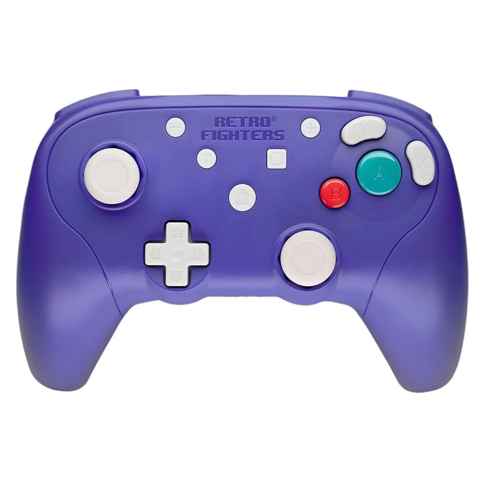 BattlerGC Wireless Controller (Blue/Purple) - GameCube, Switch & PC - Retro Fighters