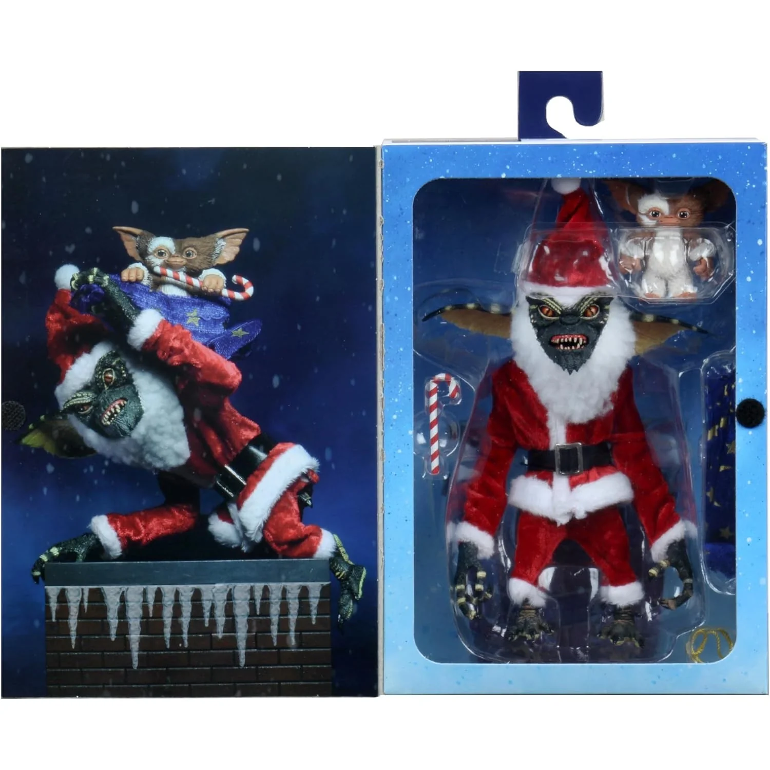 Gremlins Ultimate Santa Stripe with Gizmo Action Figure - NECA - Image 5