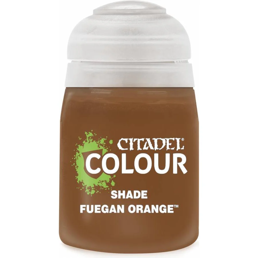 Citadel Colour: Shade Fuegan Orange - Warhammer Model Paint, 18ml Pot - Games Workshop