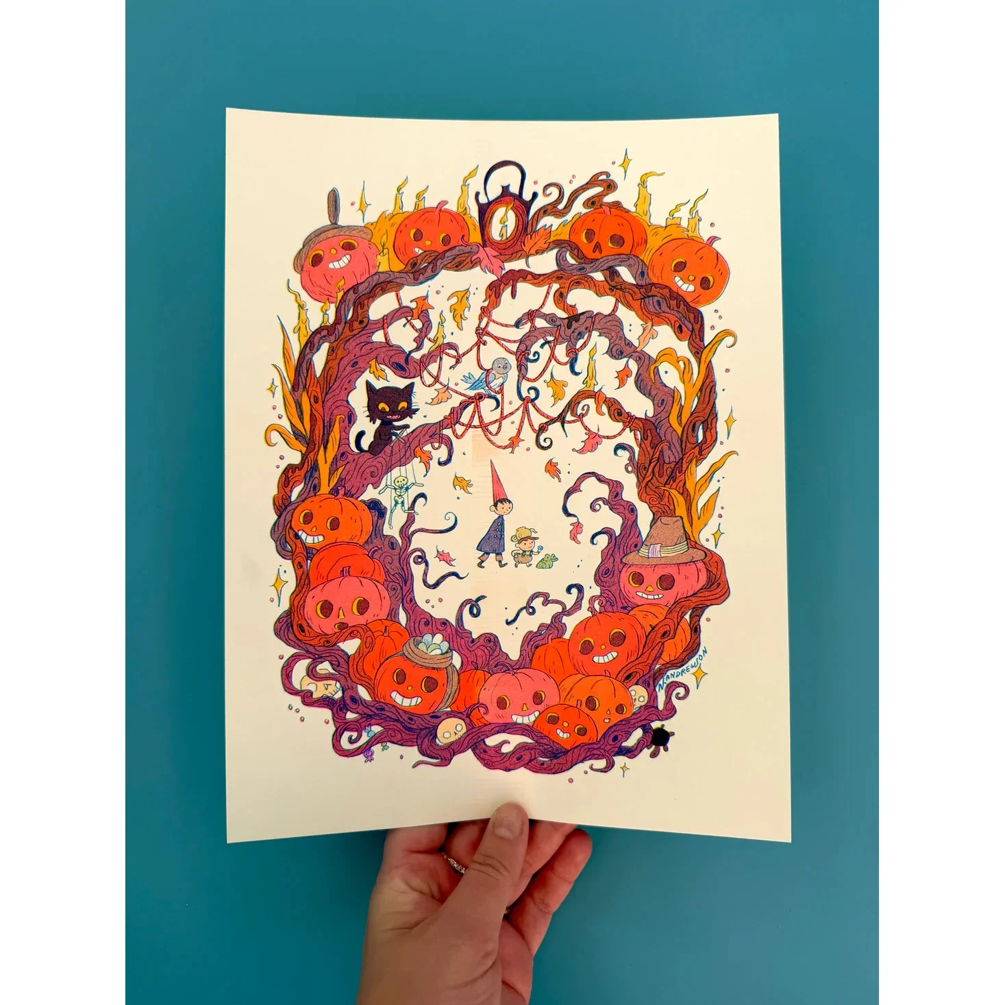 Ain’t That Just The Way (Small Version) - Over the Garden Tribute Riso Print - by Natalie Andrewson - Image 5