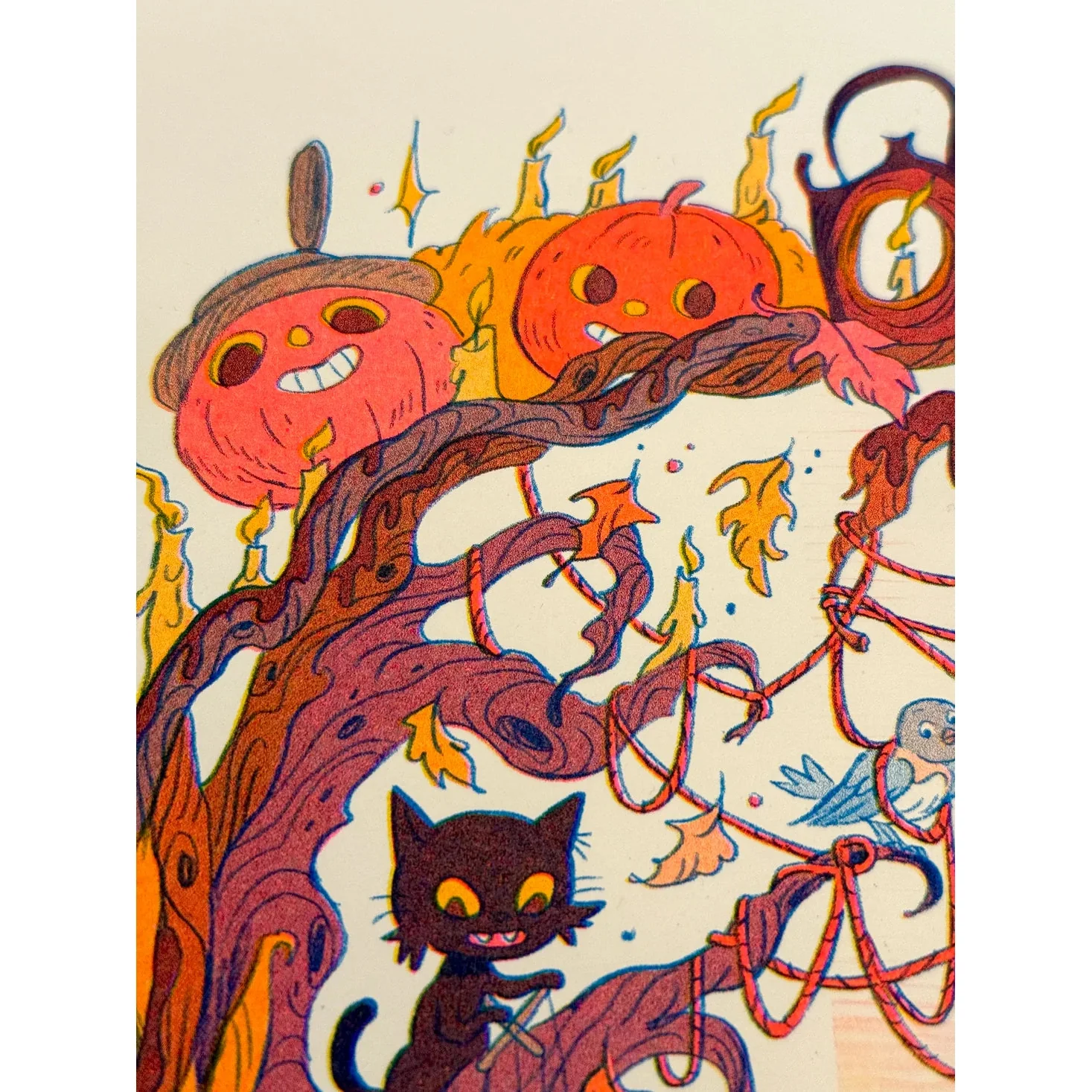Ain’t That Just The Way (Small Version) - Over the Garden Tribute Riso Print - by Natalie Andrewson - Image 9