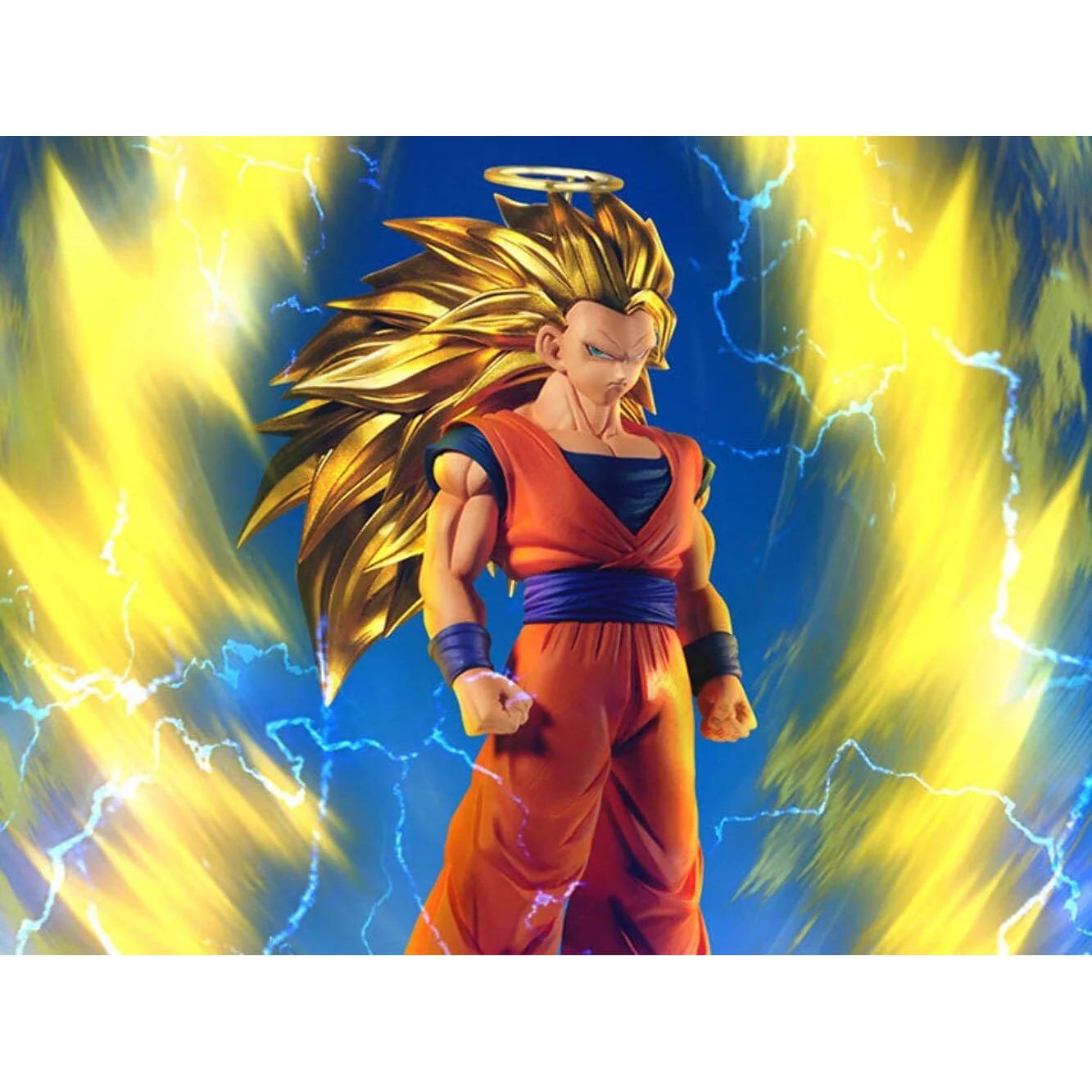Dragon Ball Z Super Saiyan 3 Goku Statue Figure - Banpresto (Blood of Saiyans) - Image 4