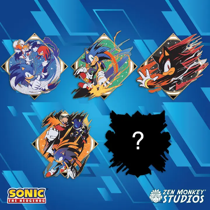 Sonic the Hedgehog Speed Stamp Premium Mystery Pin (Blind Bag) - Zen Monkey Studios - Image 3