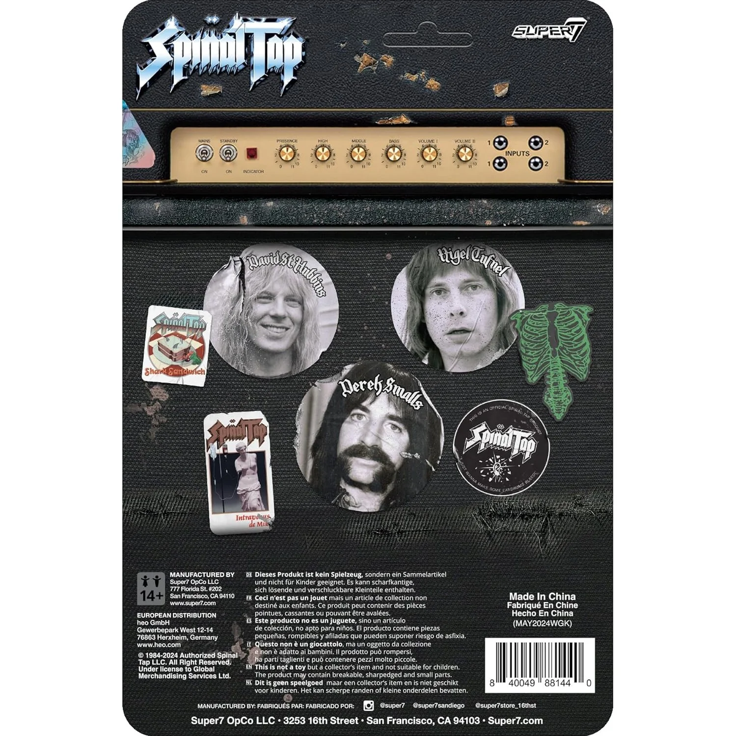 Spinal Tap Derek Smalls Action Figure - Super7 - ReAction - Image 5