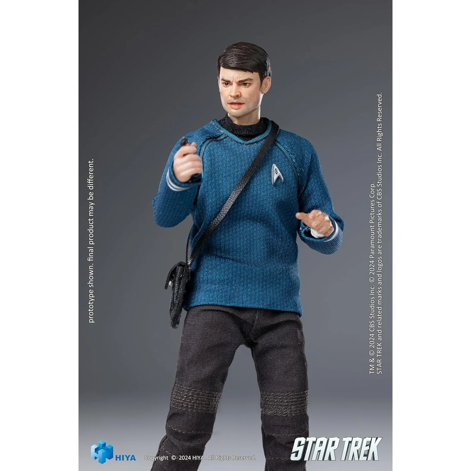 Star Trek (2009 Film) Dr. Leonard "Bones" McCoy 1:12 Scale Action Figure - Hiya Toys Exquisite Super Series - PX Previews Exclusive! - Image 10
