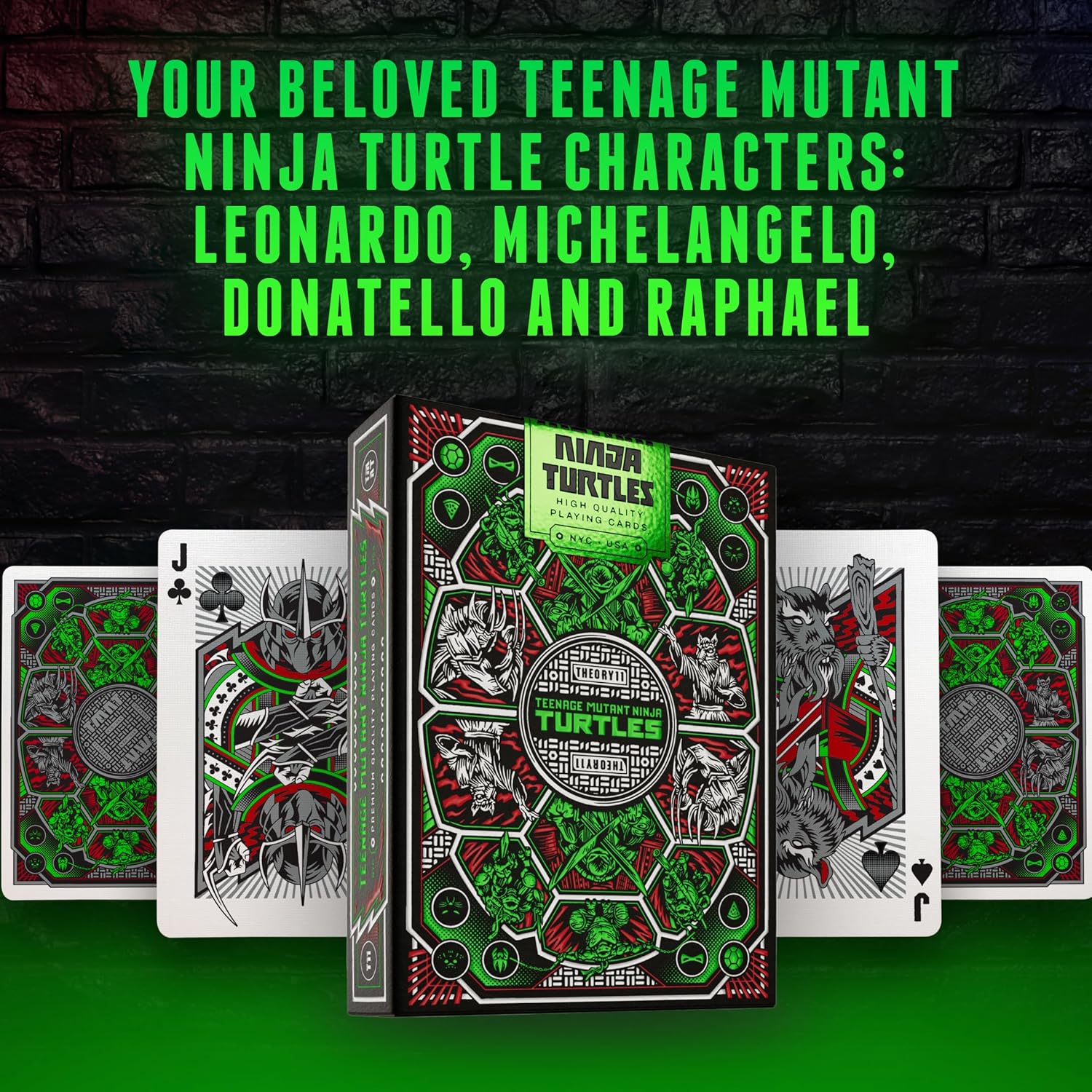 Teenage Mutant Ninja Turtles Playing Cards - theory11 - Image 3