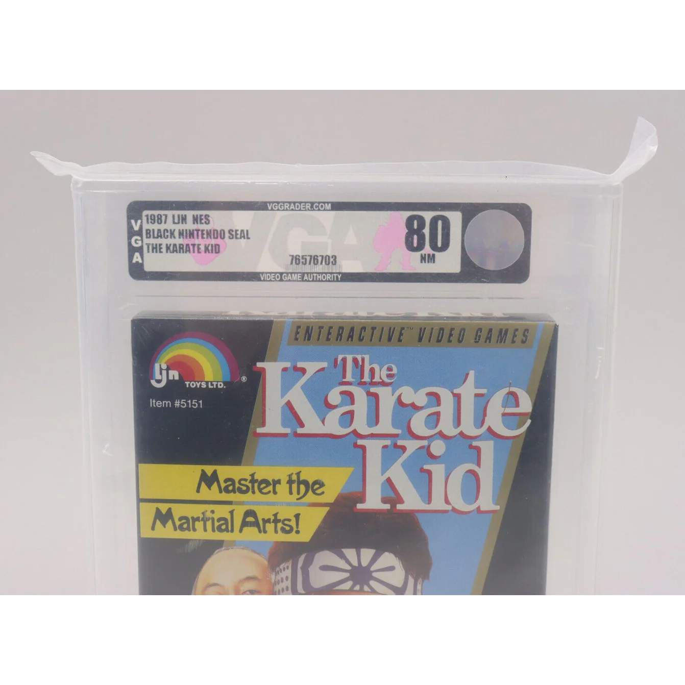 The Karate Kid Nintendo NES 1987 LJN New Factory Sealed VGA Graded 80 NM - Image 2