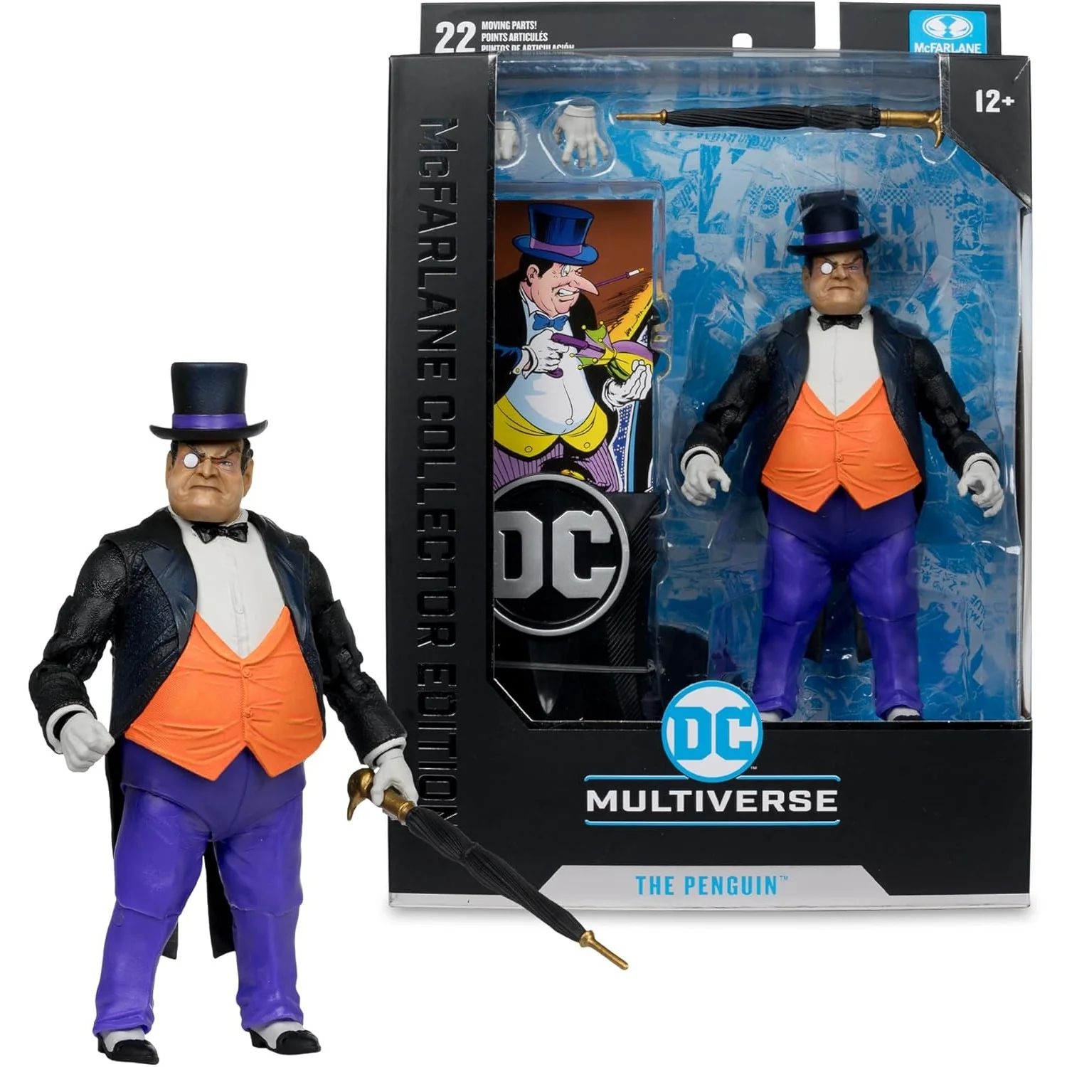 DC Multiverse Batman The Penguin DC Classic 7" Action Figure - McFarlane Toys - (Wave 4, Collector Edition #12) - Image 10