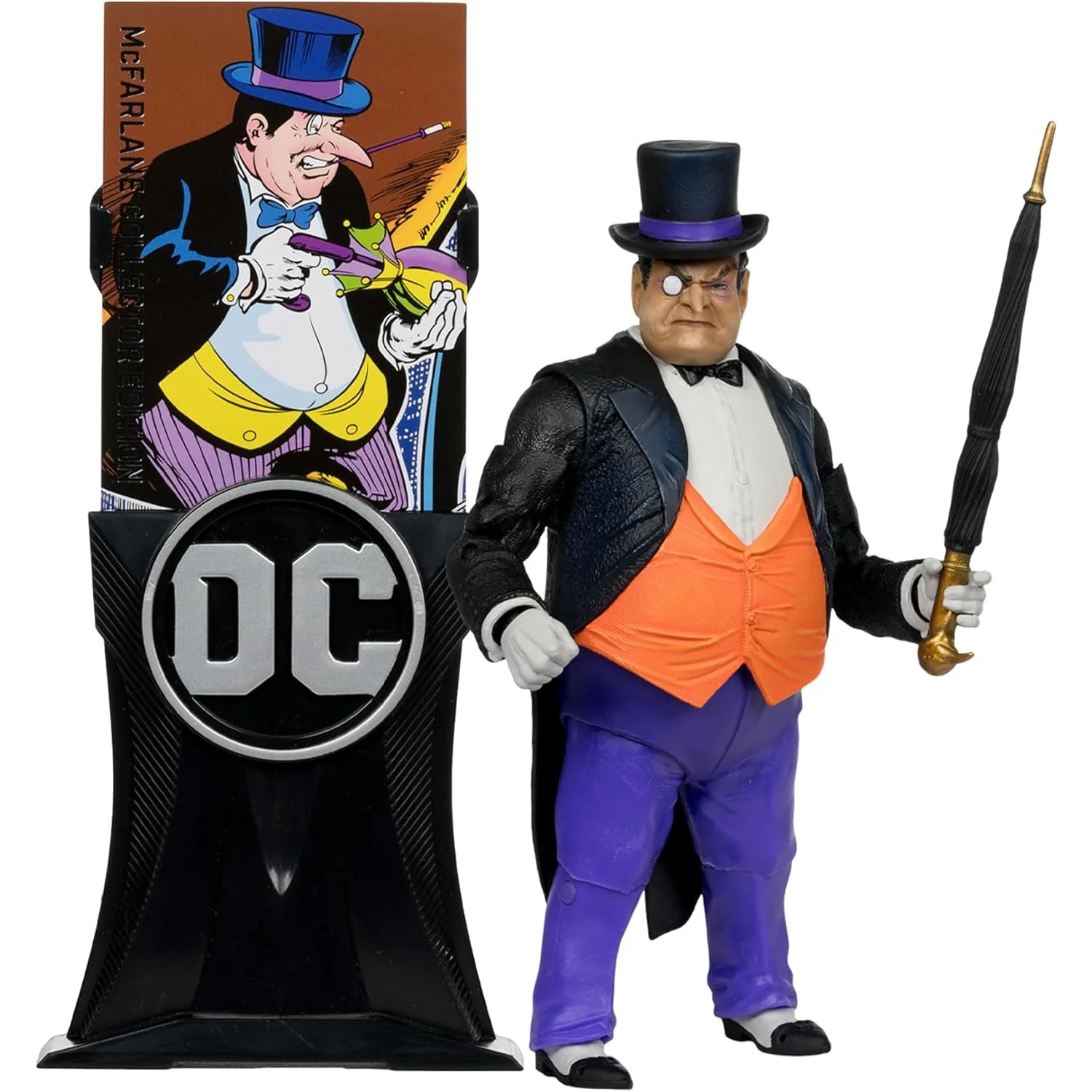 DC Multiverse Batman The Penguin DC Classic 7" Action Figure - McFarlane Toys - (Wave 4, Collector Edition #12) - Image 5