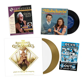 The Righteous Gemstones Soundtrack - Music by Joseph Stephens - 2 LP White & Gold 180g Vinyl Record Set + 7" EP - Image 2