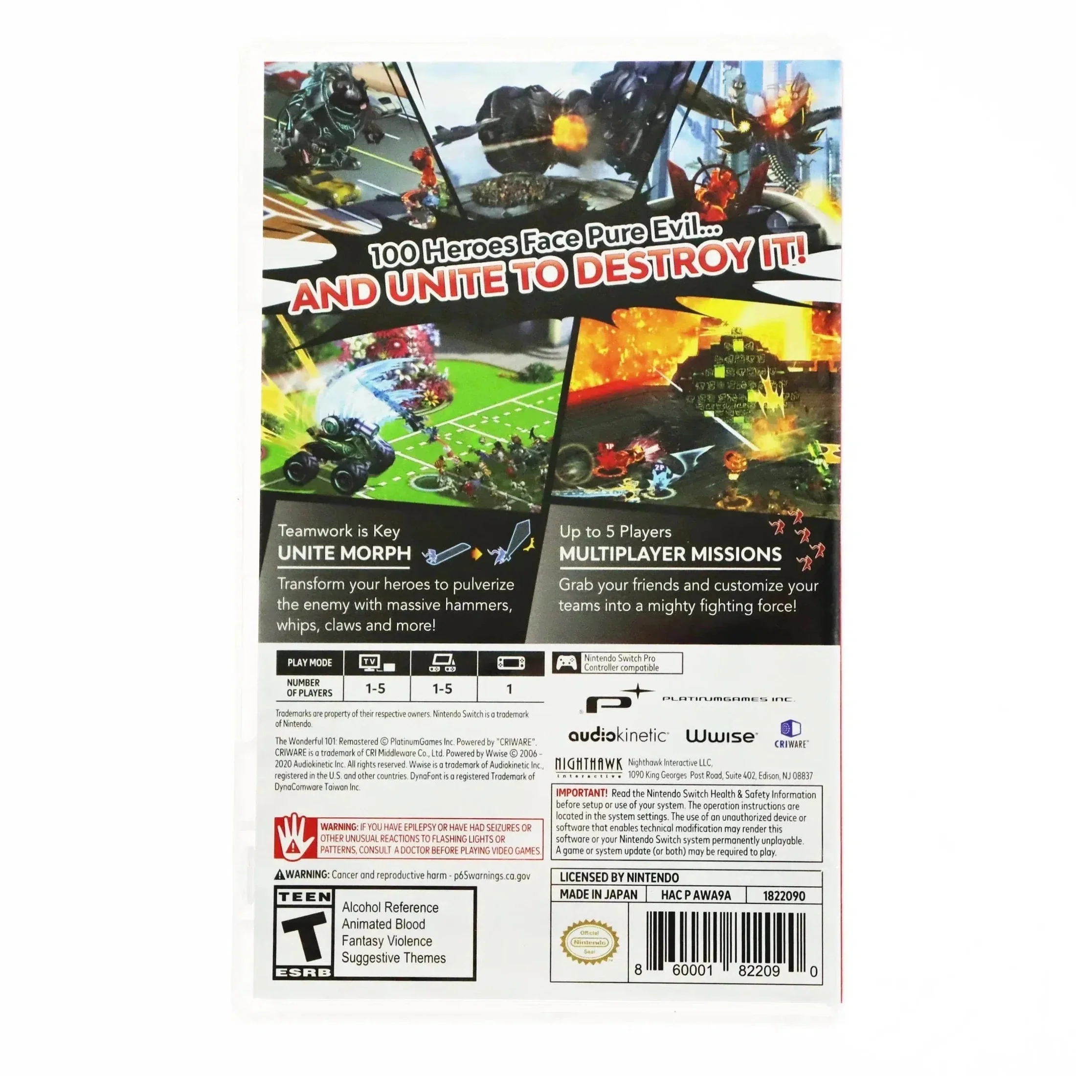 The Wonderful 101 Remastered - Nintendo Switch - Platinum Games - Image 3