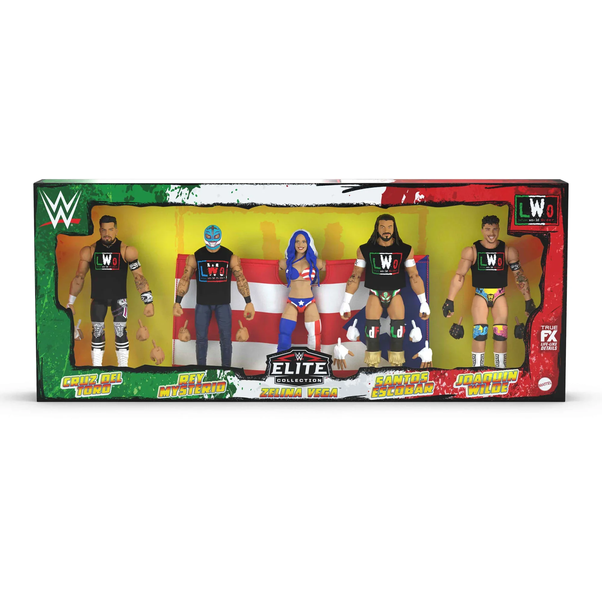 WWE Elite Collection Latino World Order (LWO) Action Figure 5-Pack - Mattel - Creations Exclusive - Image 13